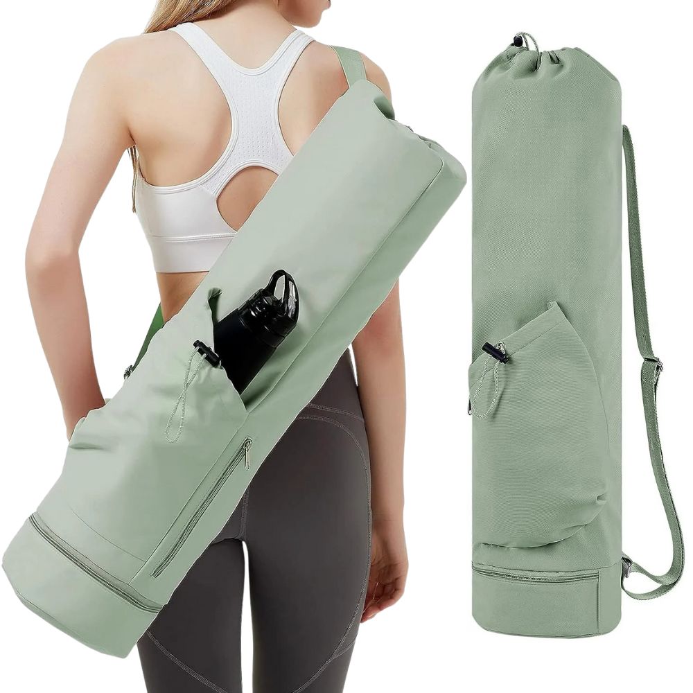 Versatile Yoga Gear Carrier with Wet Compartment