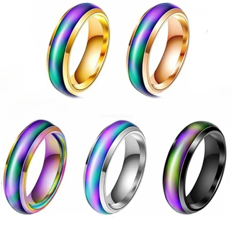 Color-Changing Stainless Steel Emotion Accessory