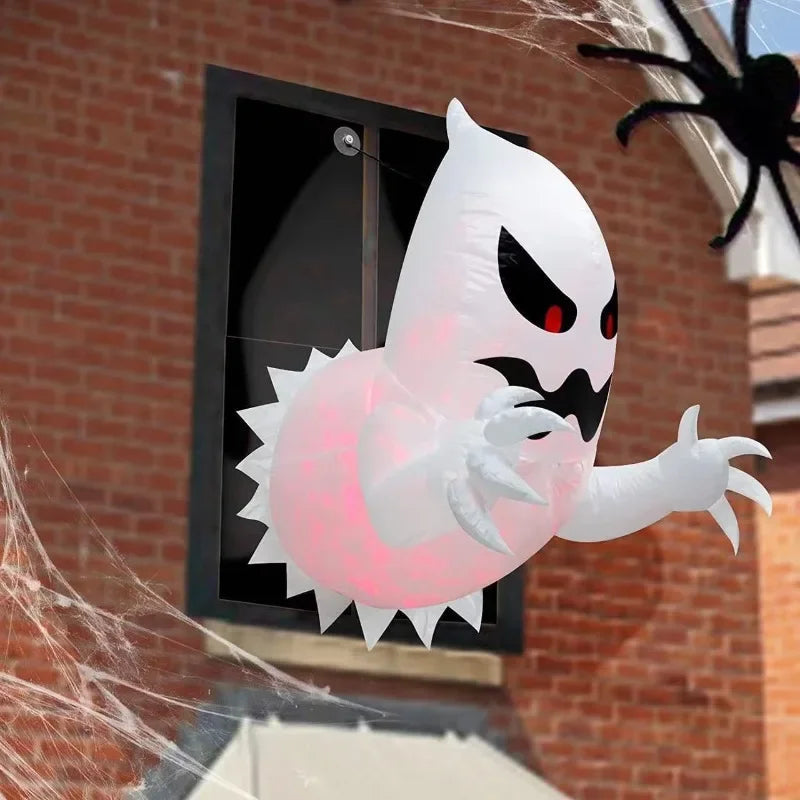 Hauntingly Fun 4.59ft Inflatable Ghost for Halloween