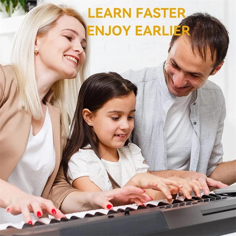 Color-Coded Piano Key Labels for Easy Learning
