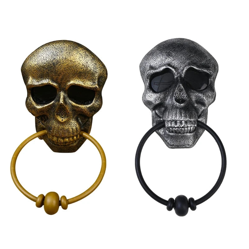 Creepy Skull Door Knocker for Halloween Festivities