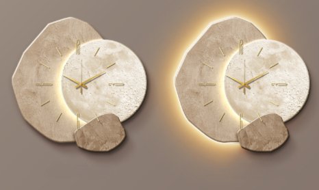 Scandinavian Style Wall Clock with Minimalist Design