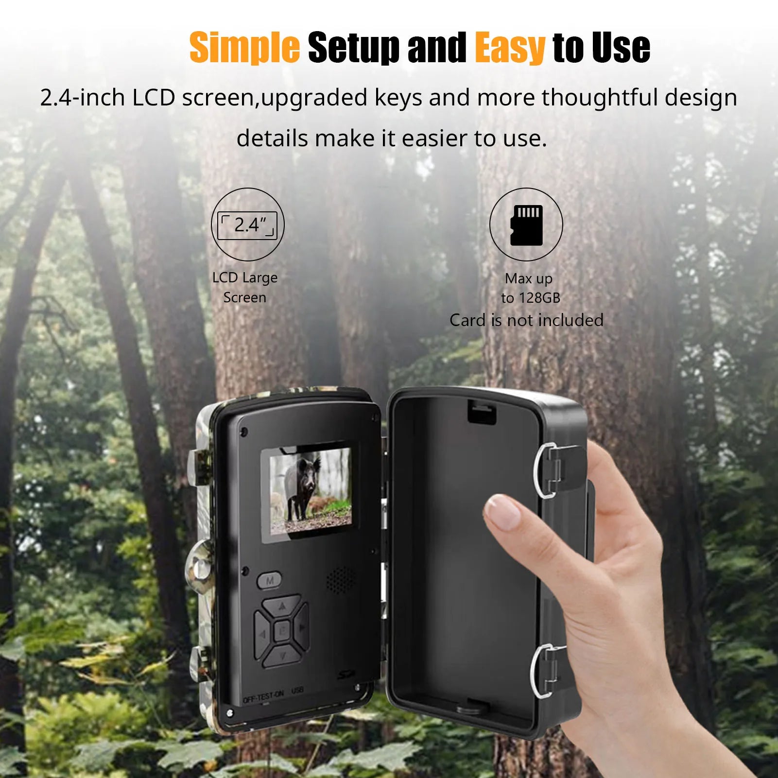 Full HD Outdoor Surveillance Camera with Night Vision
