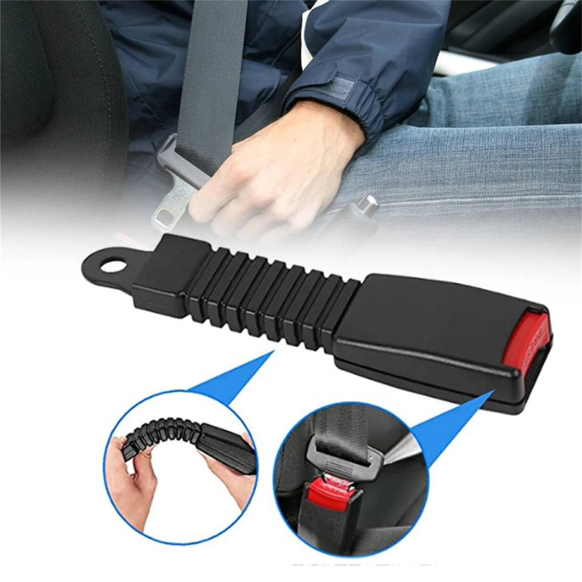 ComfortPlus Adjustable Seat Belt Extender for Enhanced Safety