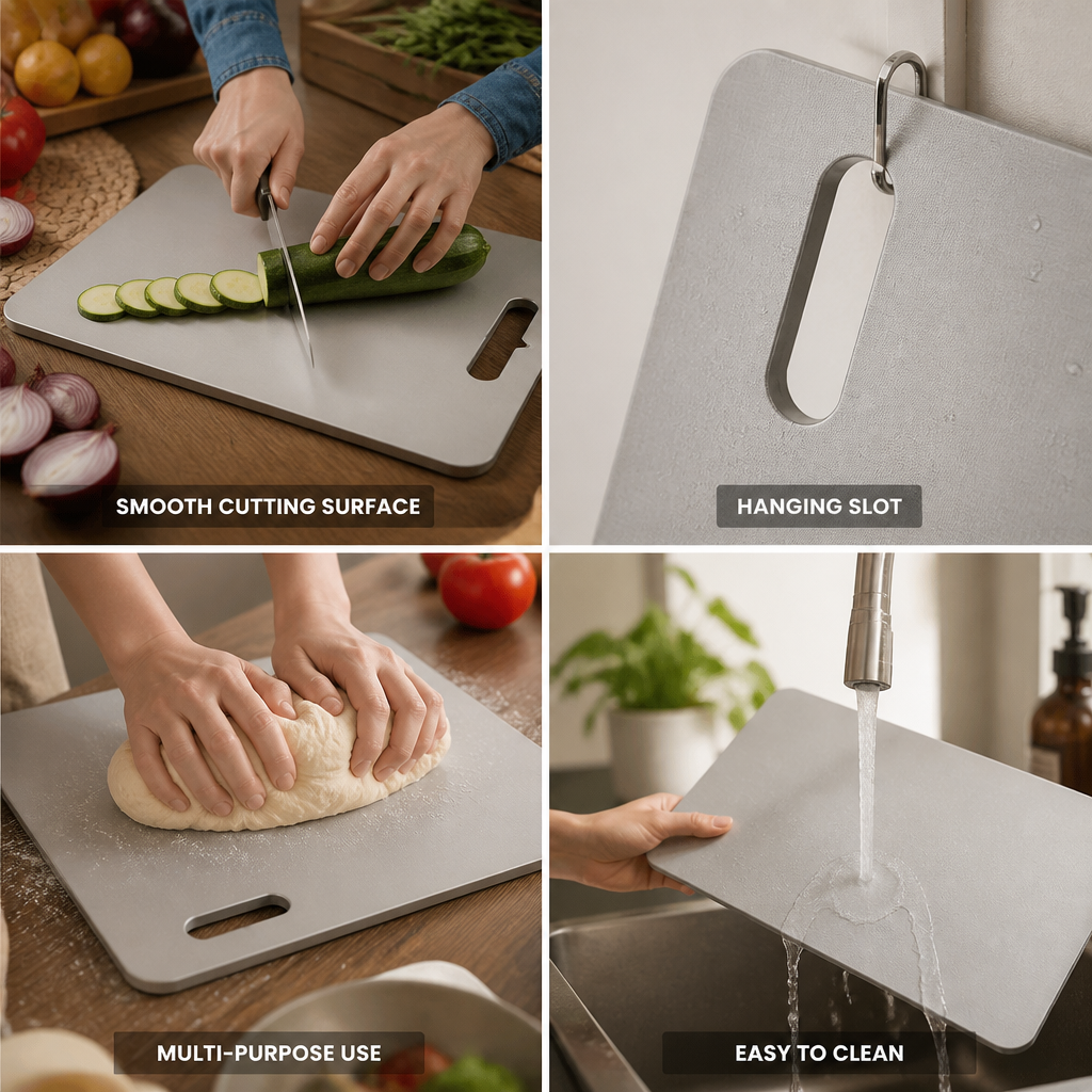 Smooth Matte Cutting Board (Hanging Slot)