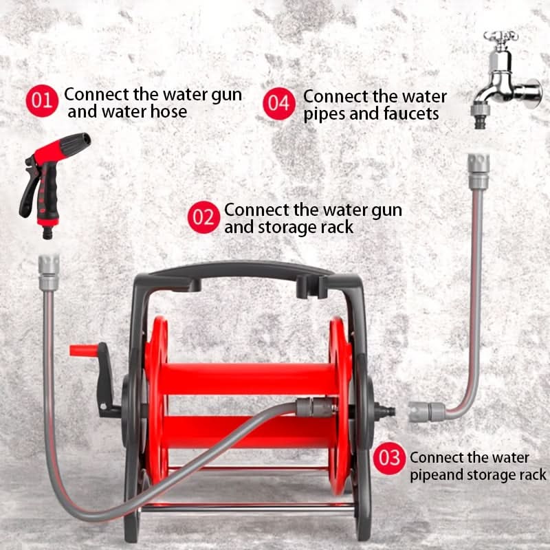 AquaSpiral – Standalone Garden Hose for Effortless Outdoor Tasks