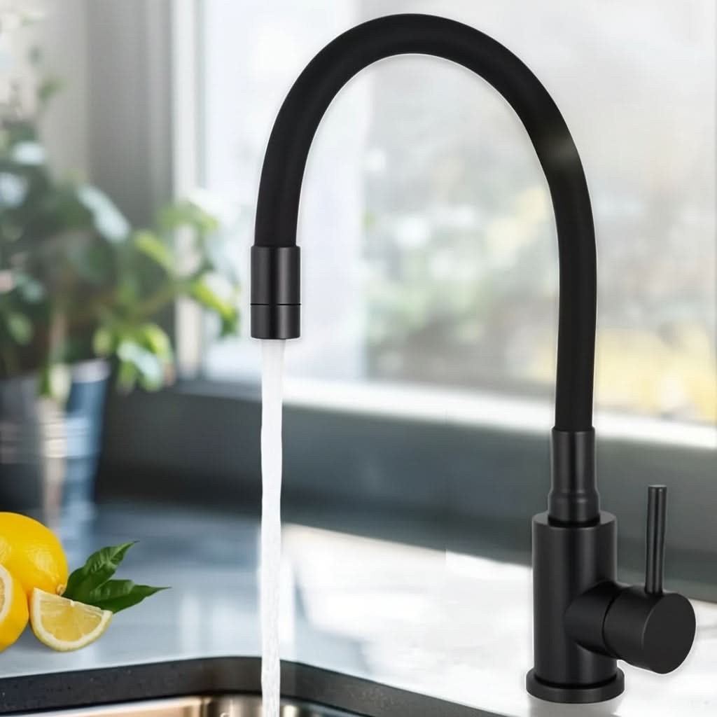 Sleek 360° Rotating Kitchen and Bathroom Faucet