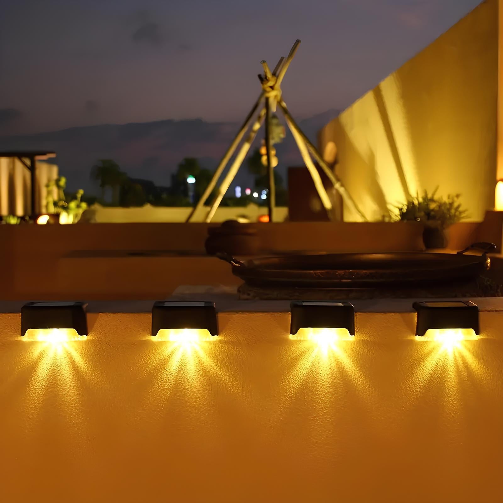 Stairway Lighting Powered by Solar Energy