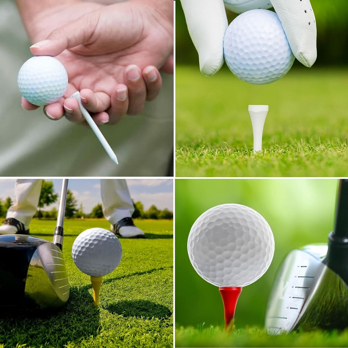 EverTee - Classic Wooden Golf Tees 100-Pack