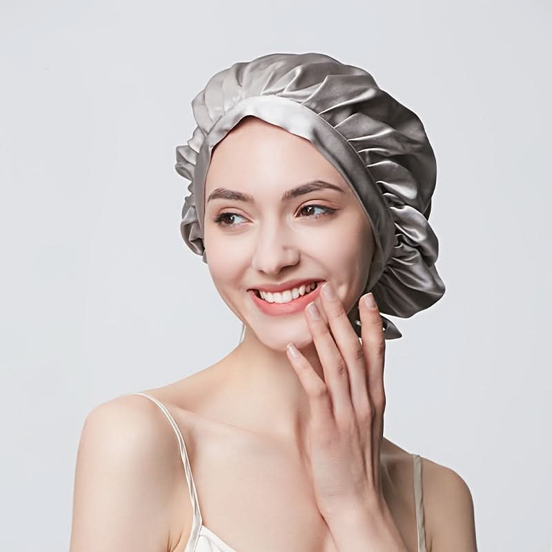 SilkDream Adjustable Sleep Bonnet for Hair Protection