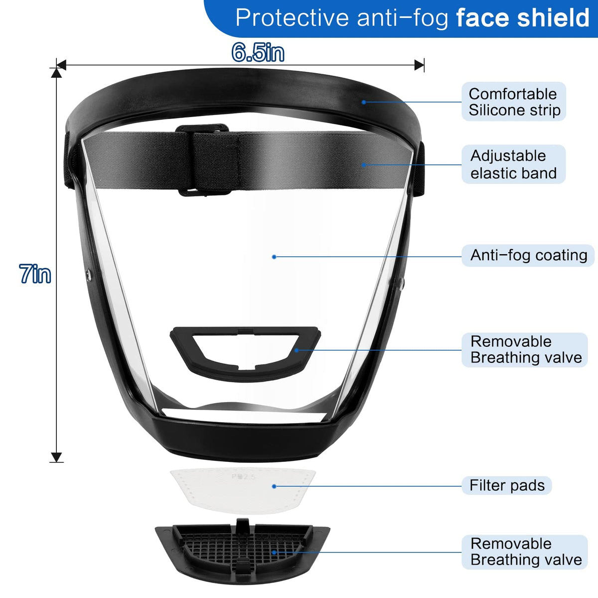 Ultimate Protective Face Shield with Anti-Fog Technology