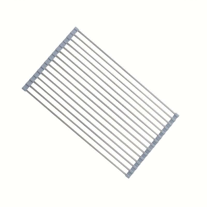 Space-Saving Stainless Steel Dish Drying Rack