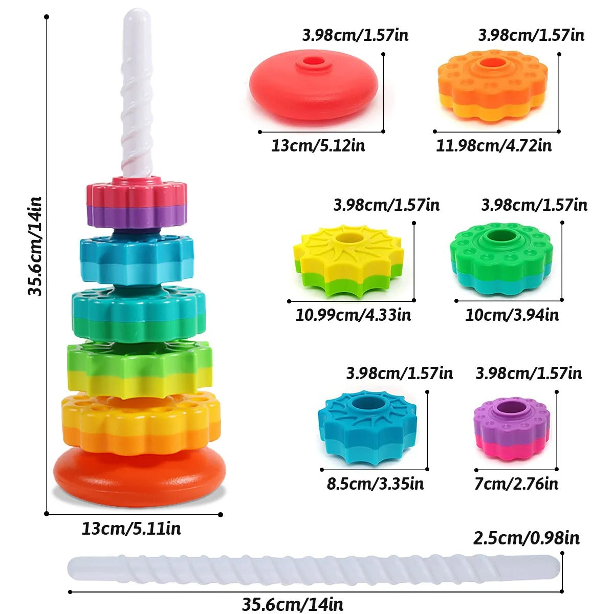 Whirling Discs Stacking Game