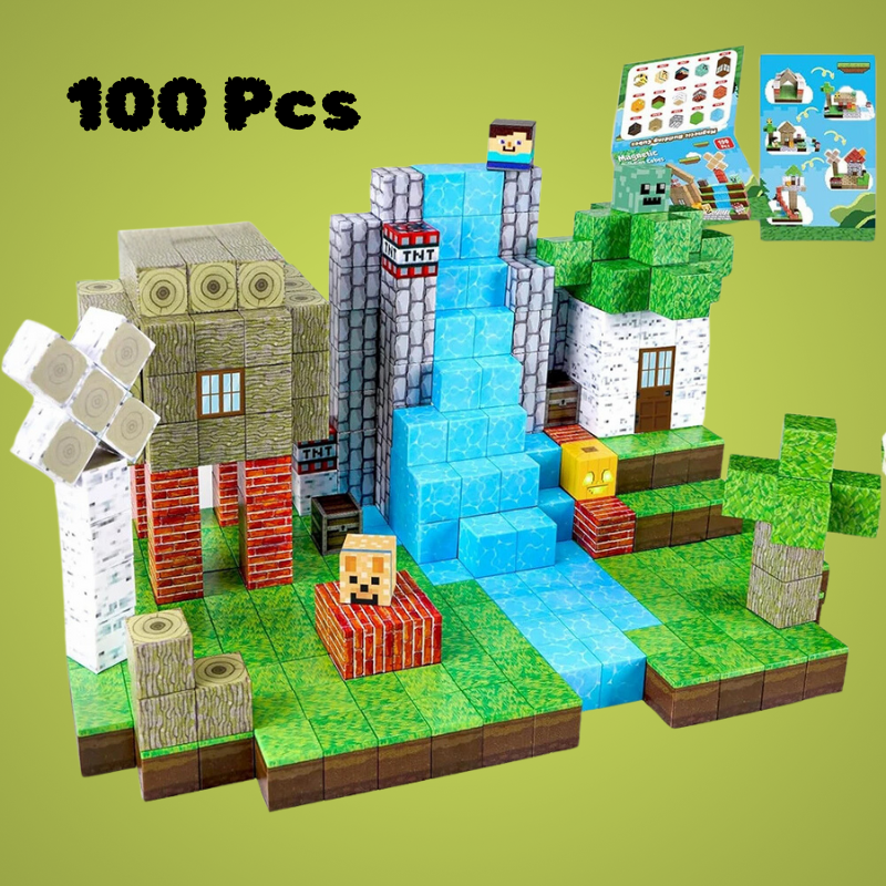 Innovative Magnetic Construction Set | 100-Piece Educational Toy