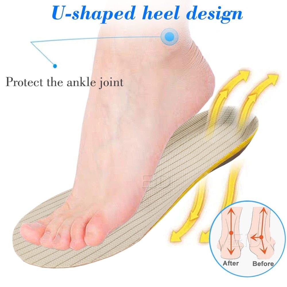 Comfort-Boosting Gel Footbeds for Flat Feet & Heel Pain Relief