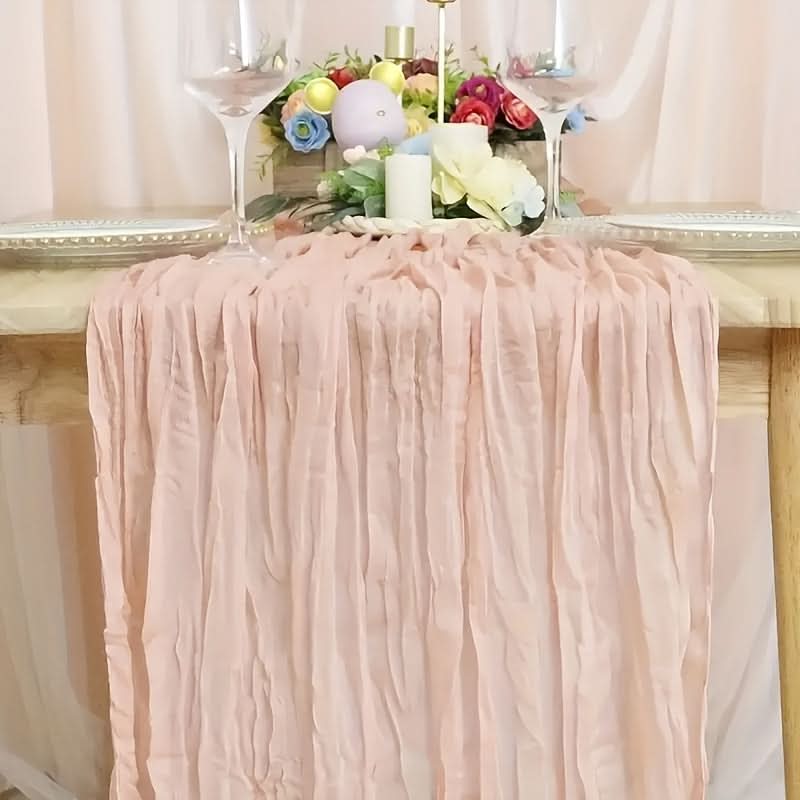Textured Soft Table Cover for Stylish Celebrations