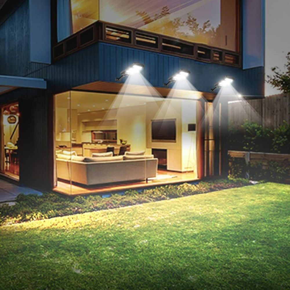 BrightGuard Solar Outdoor Driveway Light with Motion Sensor