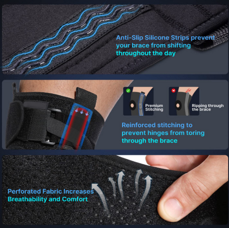 Customizable Support Knee Brace for Meniscus Recovery