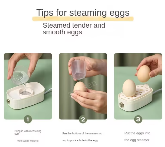 SmartEgg Duo: Efficient Egg Cooker for Perfect Breakfasts