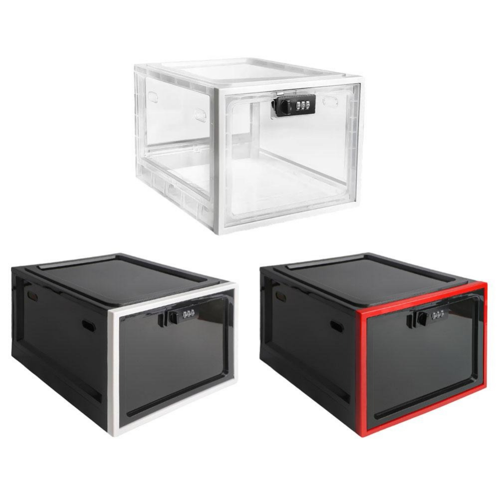 Secure and Spacious Lockable Refrigerator Storage Solution