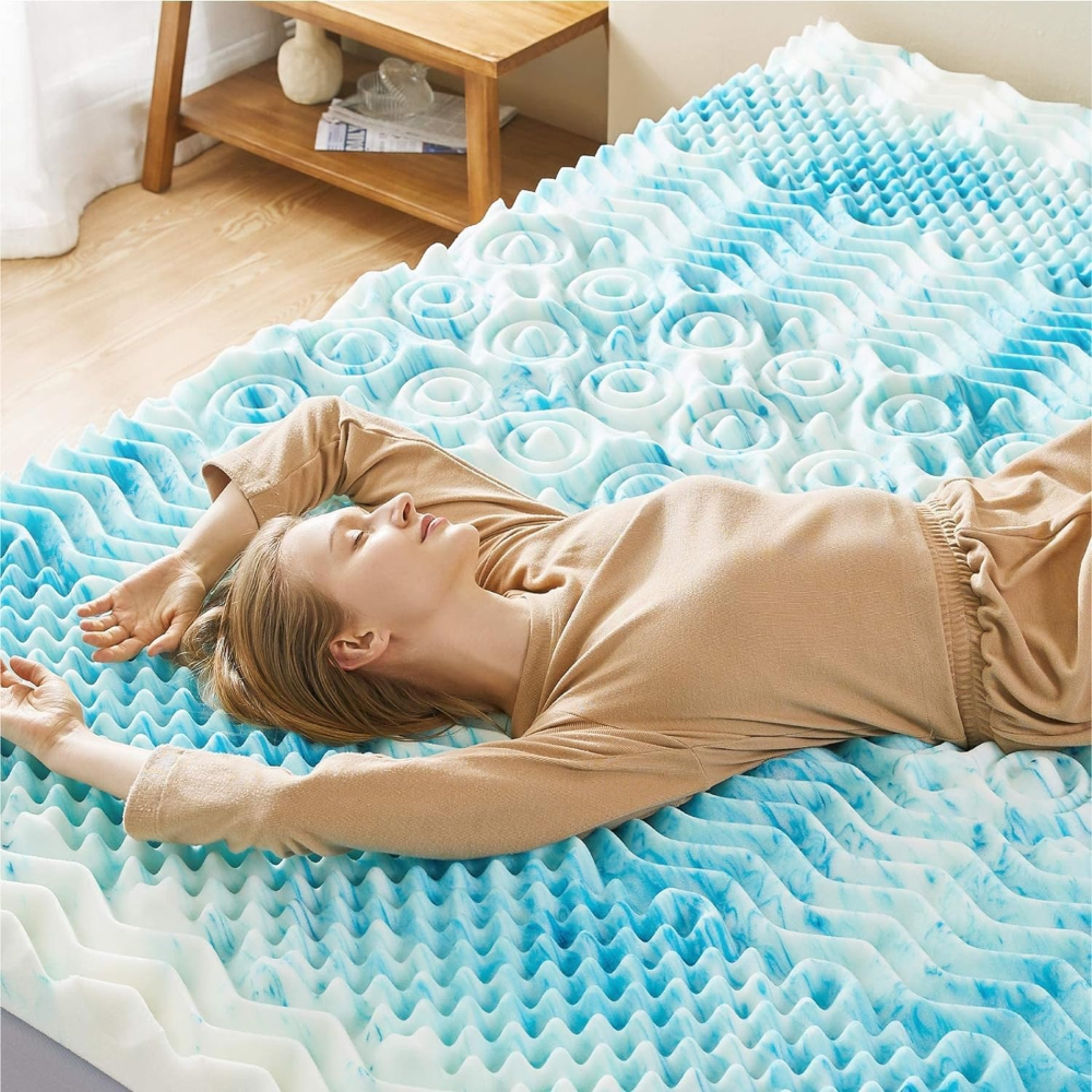 ChillComfort Gel-Infused Mattress Topper for Restful Sleep