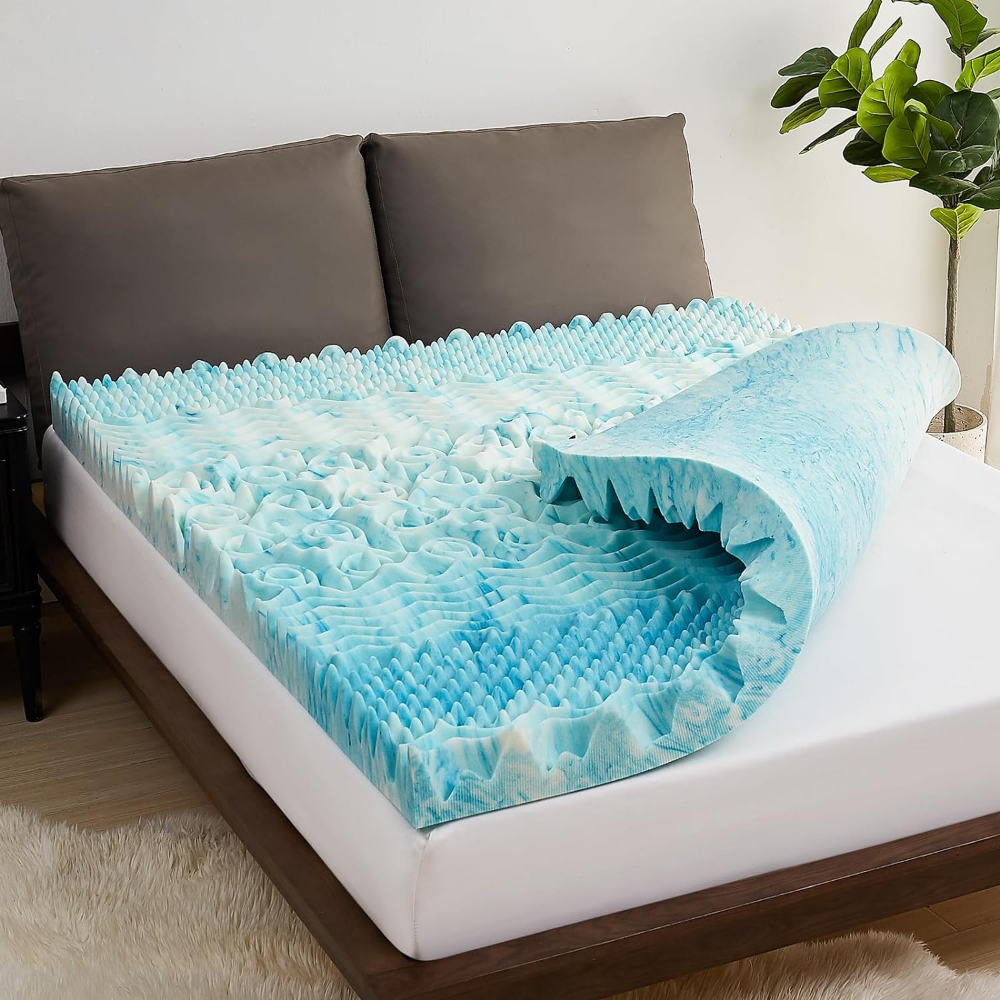 ChillComfort Gel-Infused Mattress Topper for Restful Sleep
