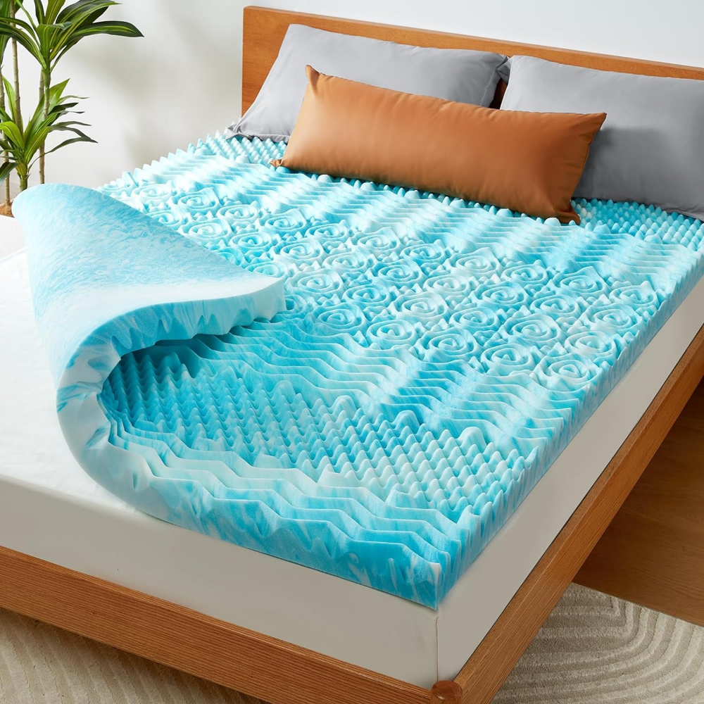 ChillComfort Gel-Infused Mattress Topper for Restful Sleep