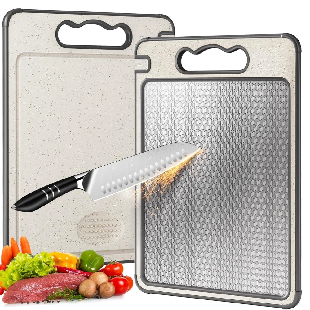 Premium Scratch-Resistant Metal Cutting Board