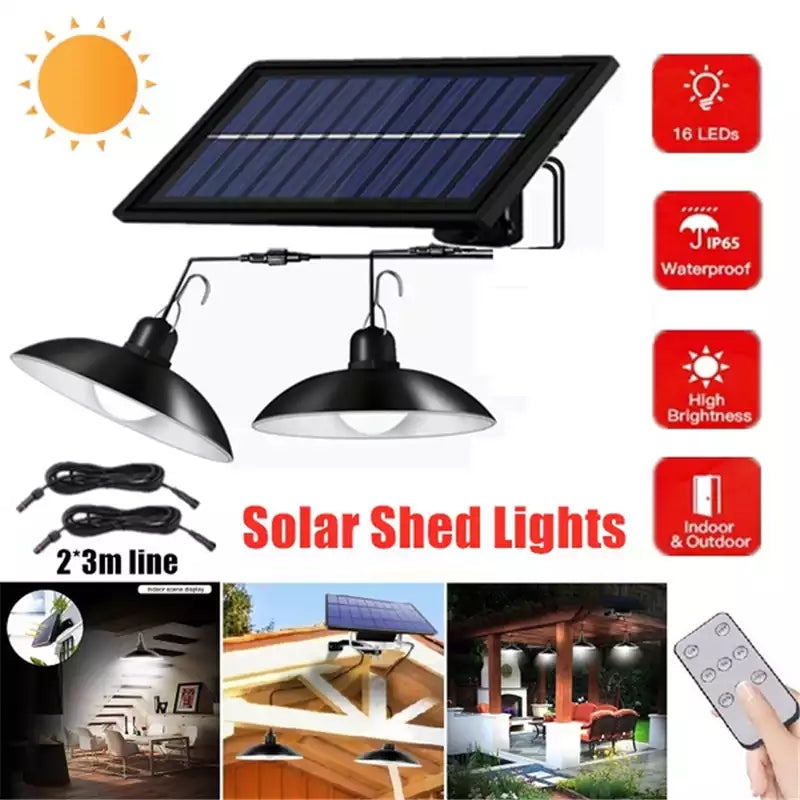 Set of Solar LED Lamps with Remote Control – Wireless Design