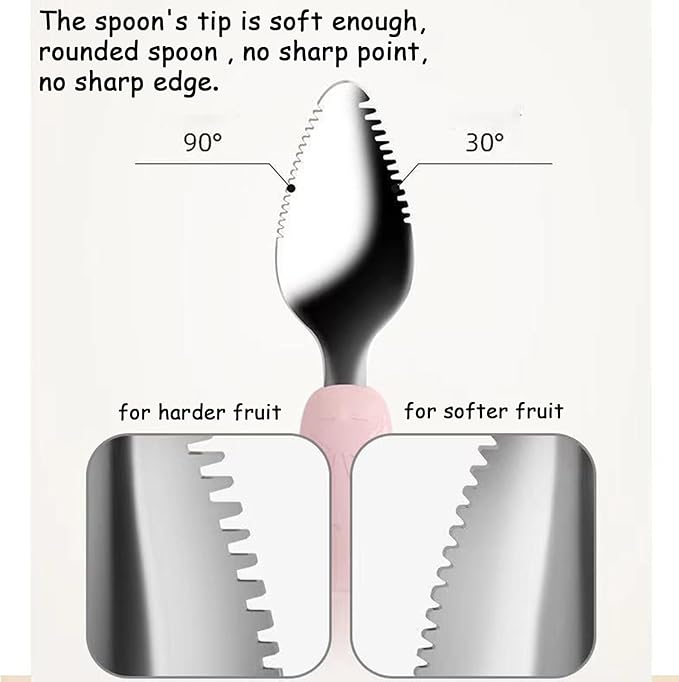 Versatile Double-Ended Silicone Baby Feeding Spoon