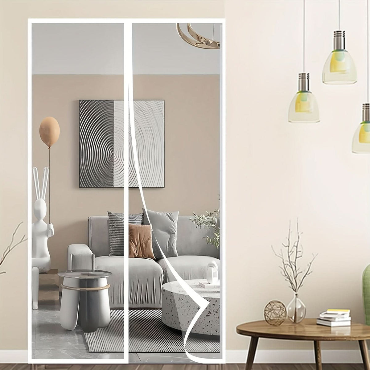 InsectGuard – Hands-Free Magnetic Screen Door Solution