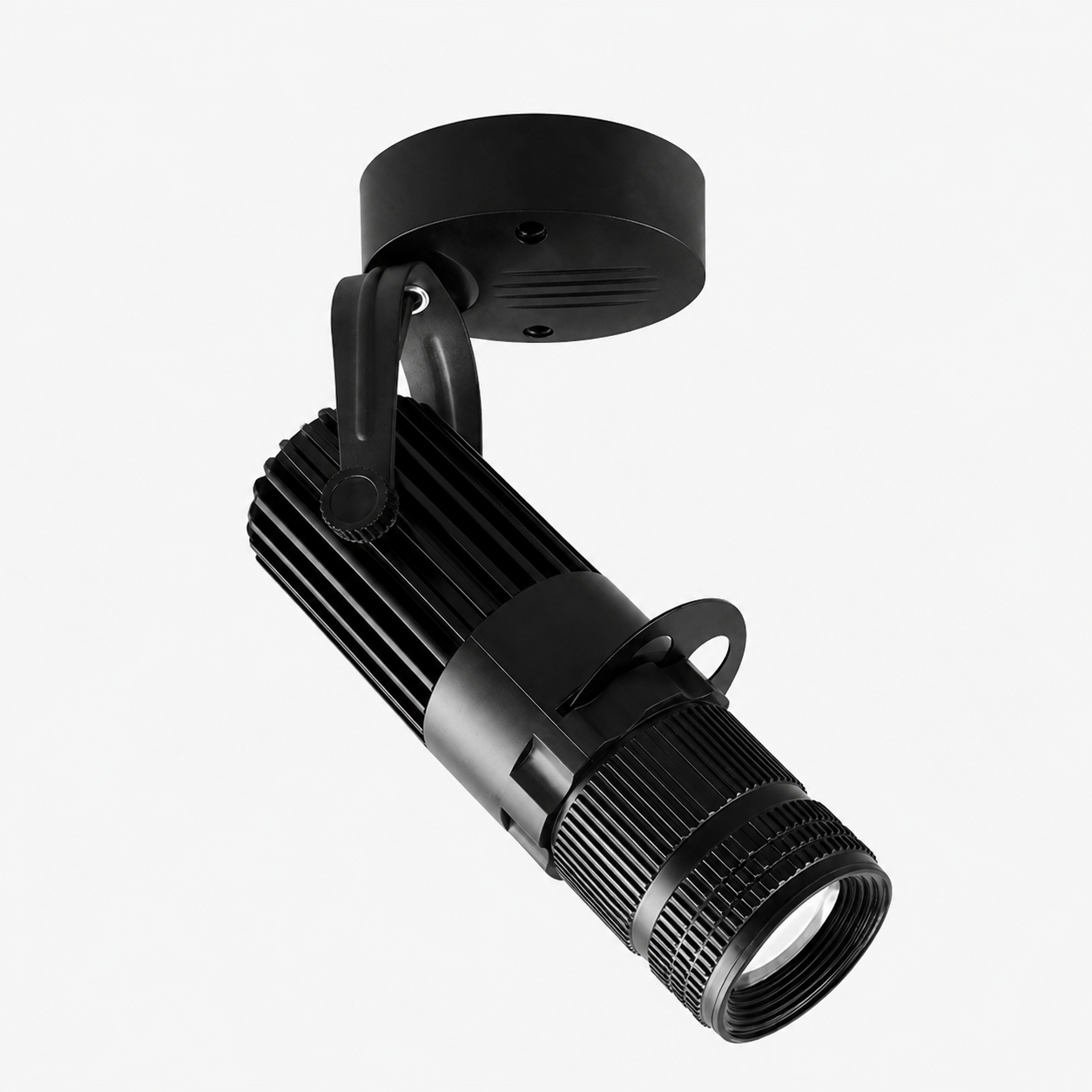 Versatile LED Ceiling Spotlight with Brushed Nickel Finish