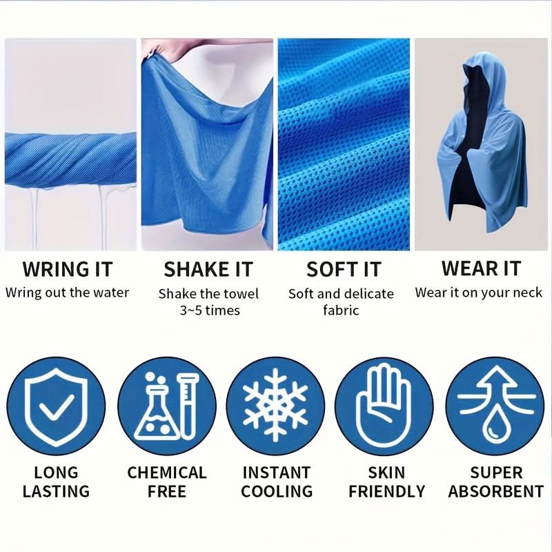 ChillWave – Instant Cooling Towel for Active Lifestyles