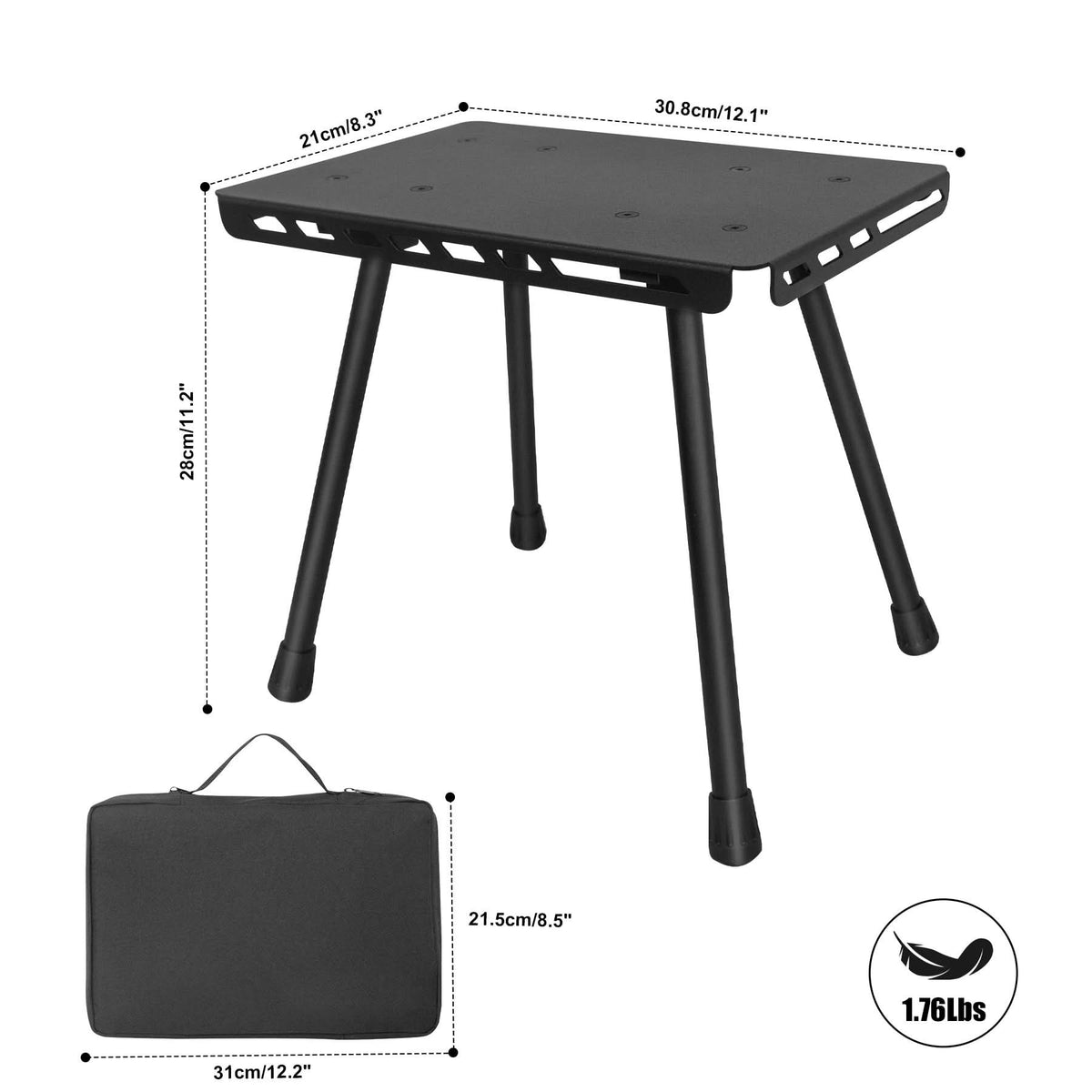 Versatile Portable Folding Seat and Table for Outdoor Adventures