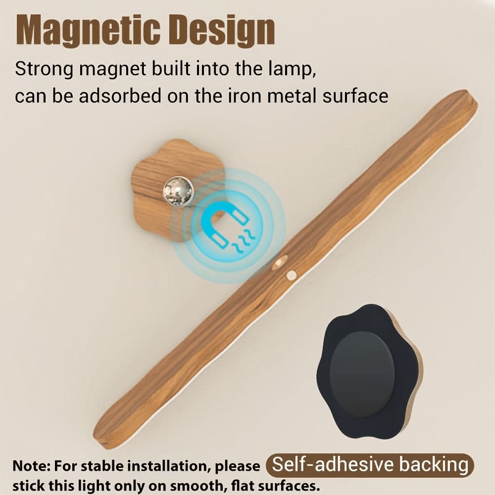 Versatile Rechargeable LED Wall Light with Touch Control