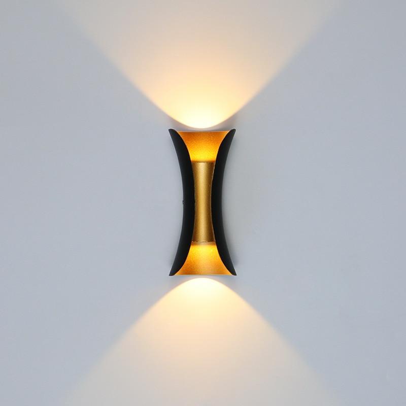 Contemporary LED Exterior Wall Light Fixture