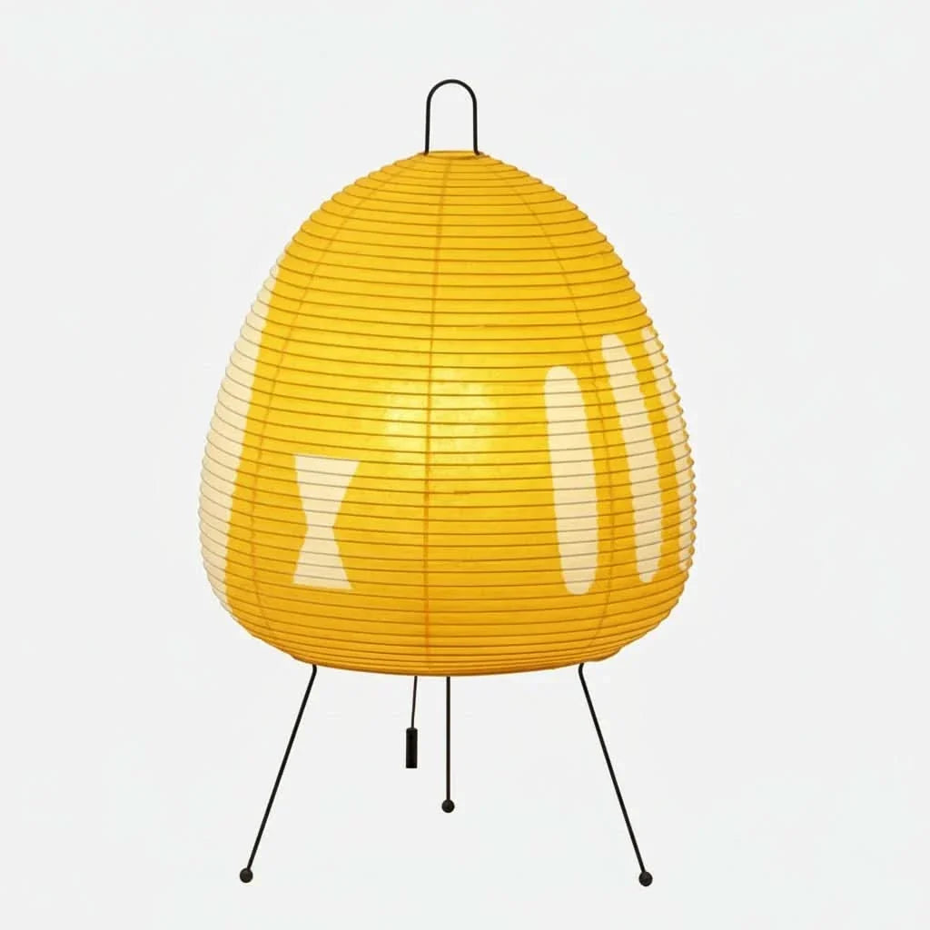 TranquilGlow – Japanese-Inspired Rice Paper Table Lamp