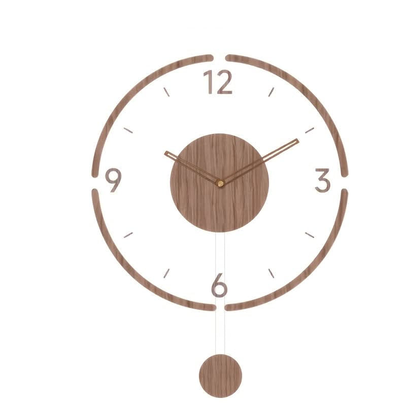 Elegance in Motion: ClearView Swing Wall Timepiece