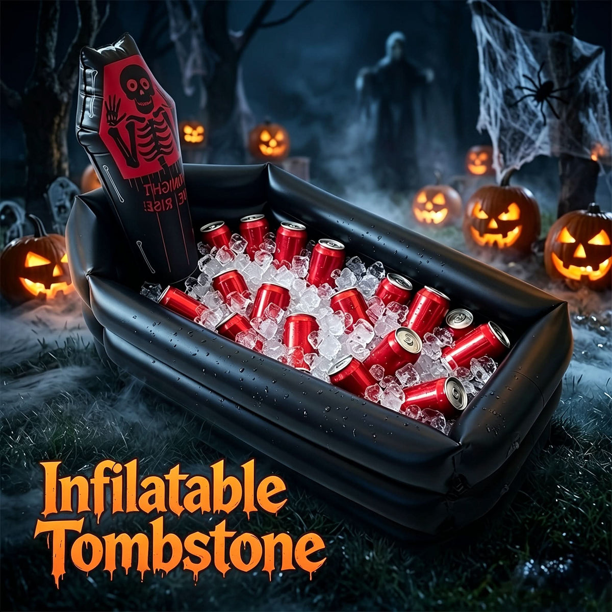 Chilling Spirits - Inflatable Halloween Grave Cooler
