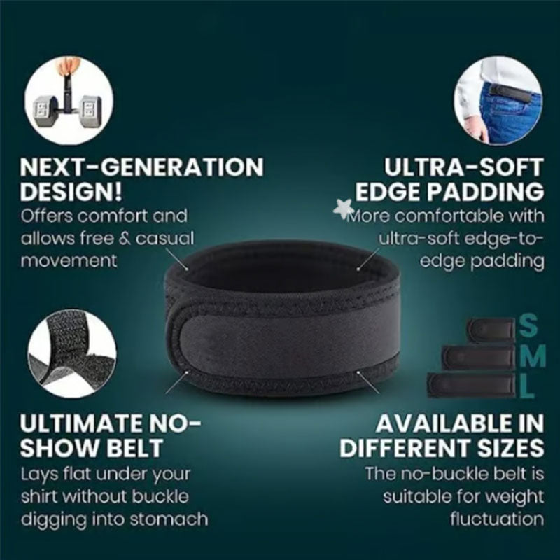 Sleek No-Buckle Elastic Belt – Adjustable & Versatile