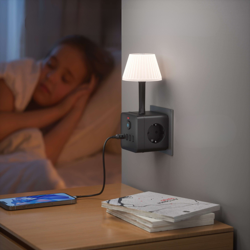 Smart Glow Power Hub with 8-in-1 Connectivity