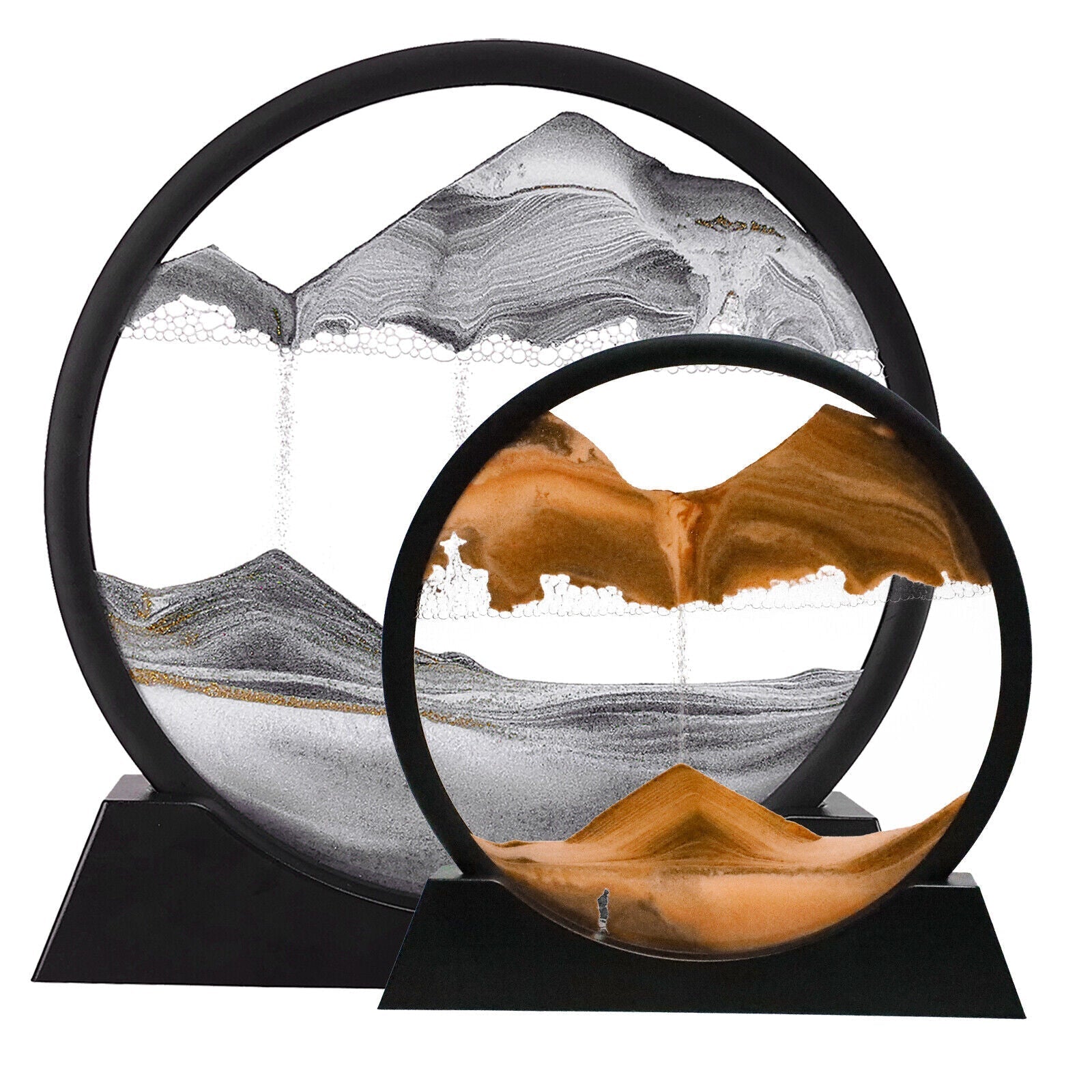 Dynamic Sand Art Display for Relaxation