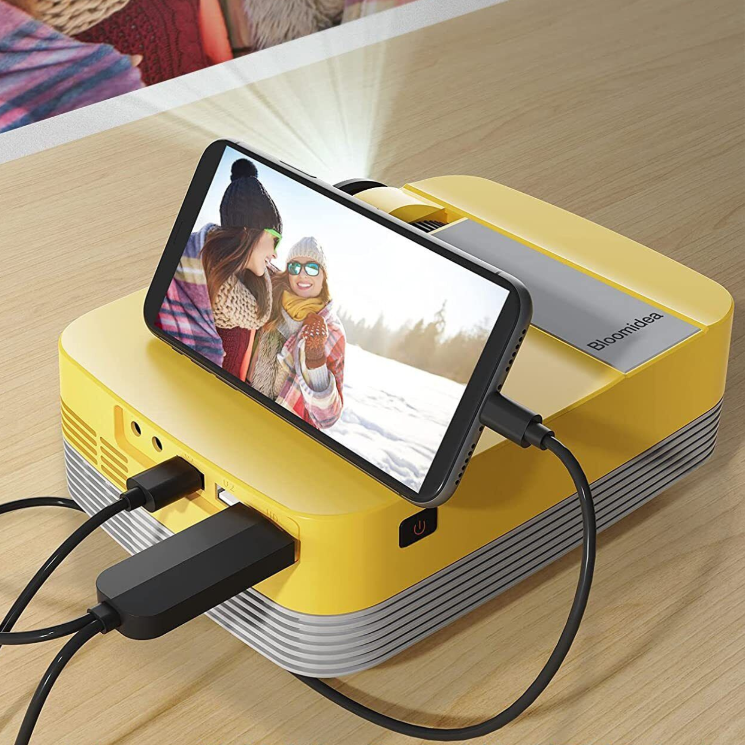 Compact HD Mobile Projector for Effortless Viewing