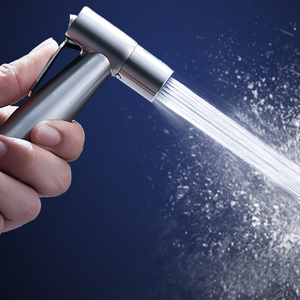 Smart Handheld Bidet Spray System with Self-Cleaning Function