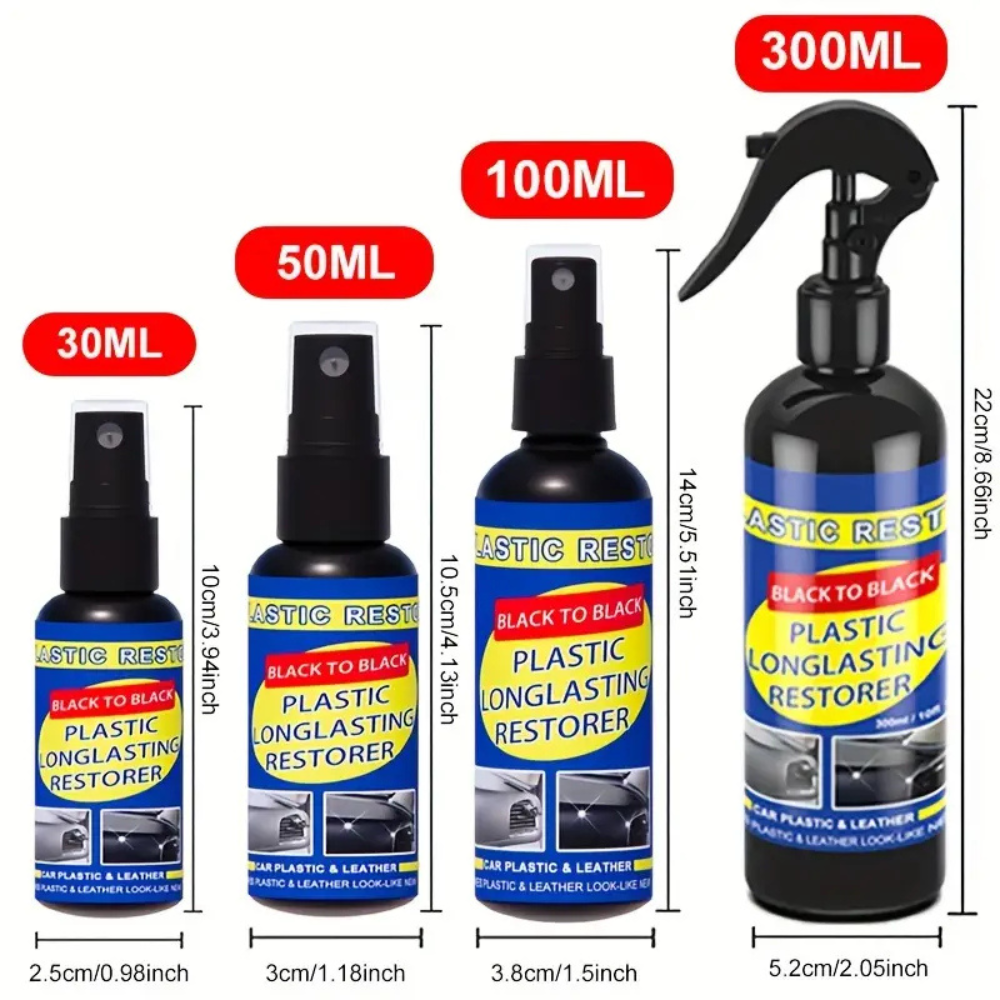 Revive Your Vehicle's Gloss with Premium Black Trim Restorer