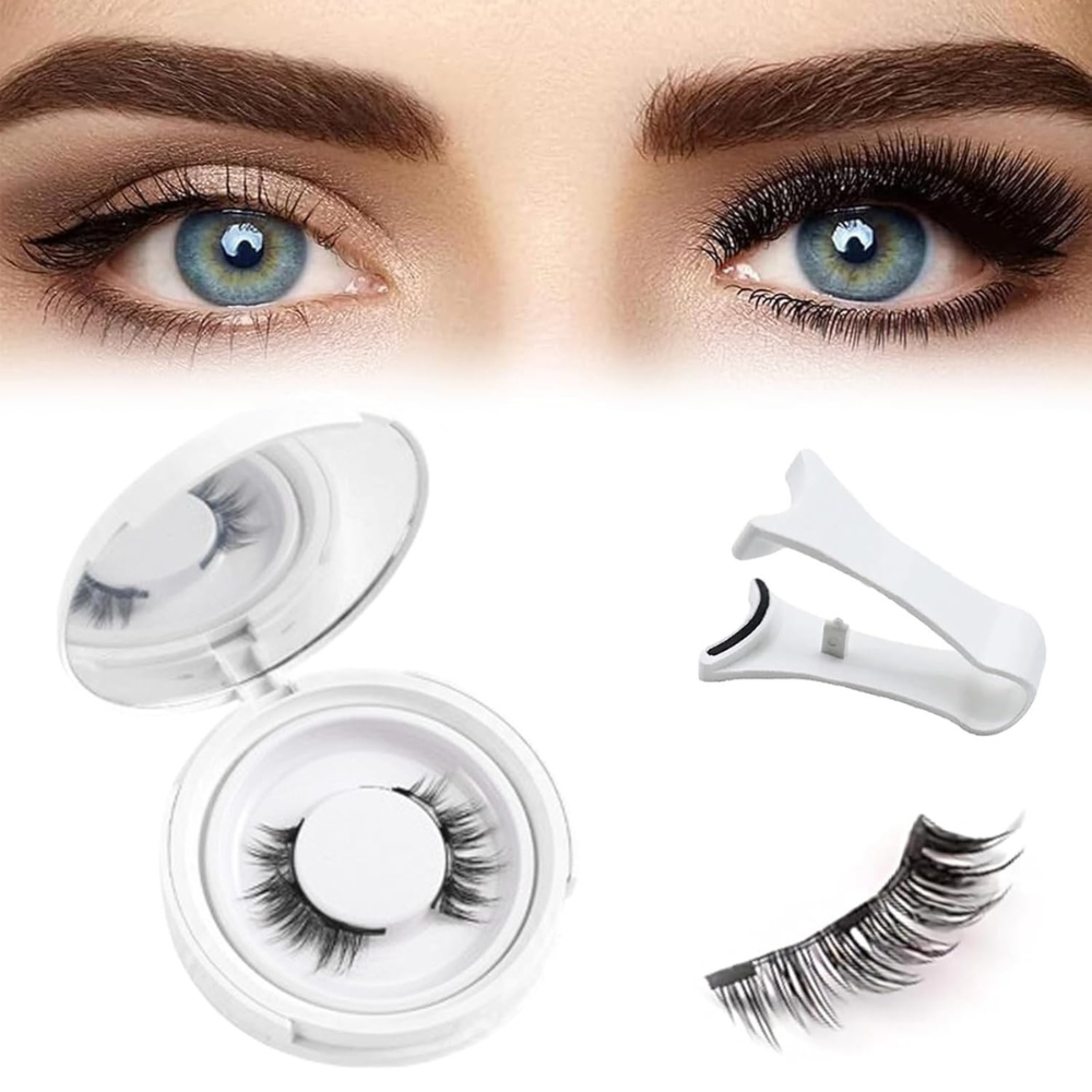 Magnetic Lashes & Precision Tweezers Set – Glue-Free Glam