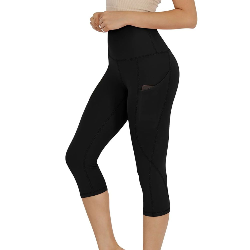 Chic Women's Capri Leggings with Pockets for Active Living