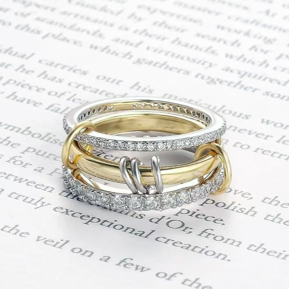 Elegant Gold Layered Ring Set for Everyday Glamour