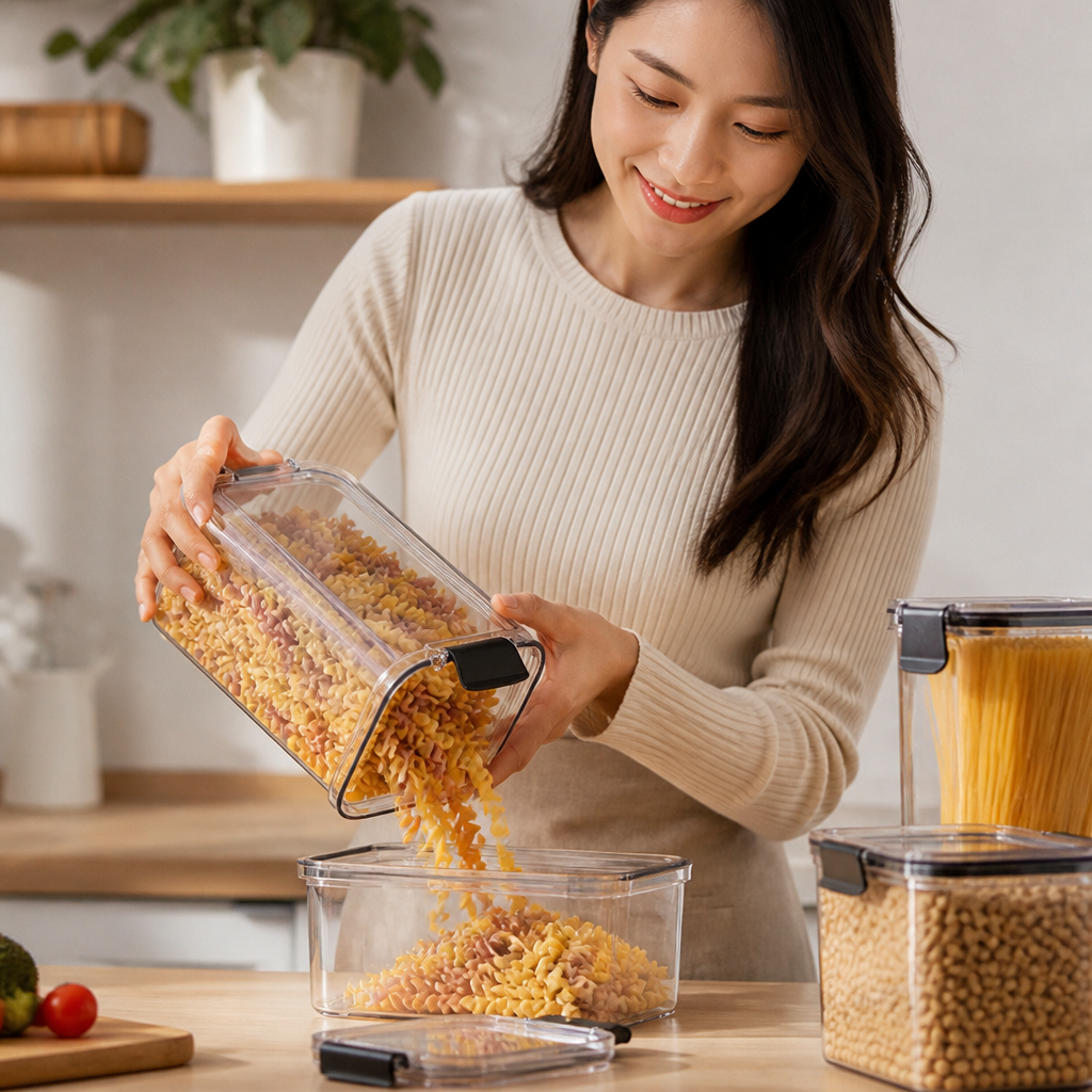Airtight Silicone-Sealed Food Storage Containers (Multi-Size Set)