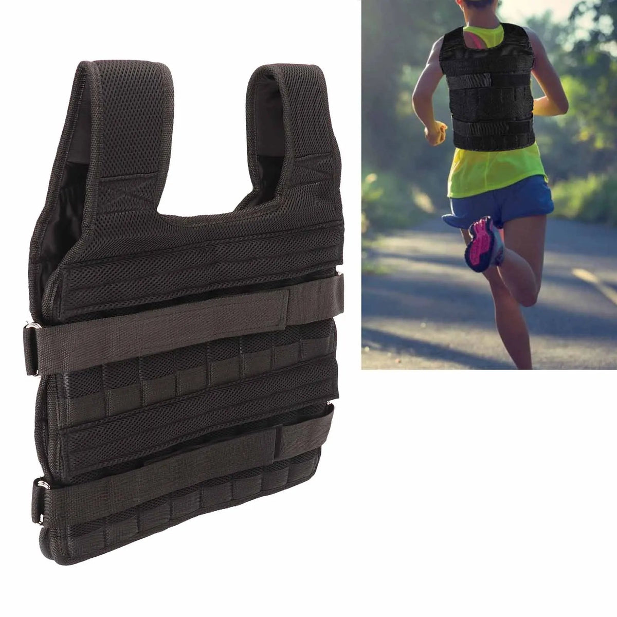 Adjustable Strength Training Weighted Vest for Optimal Performance